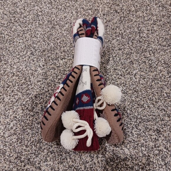 Muk Luk slipper socks with grips - Picture 6 of 7